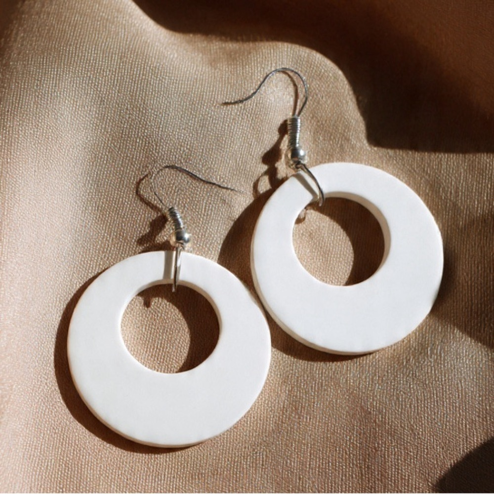 Classic Hoop - Handmade Earrings - Multiple Colors Available - Hypoallergenic
